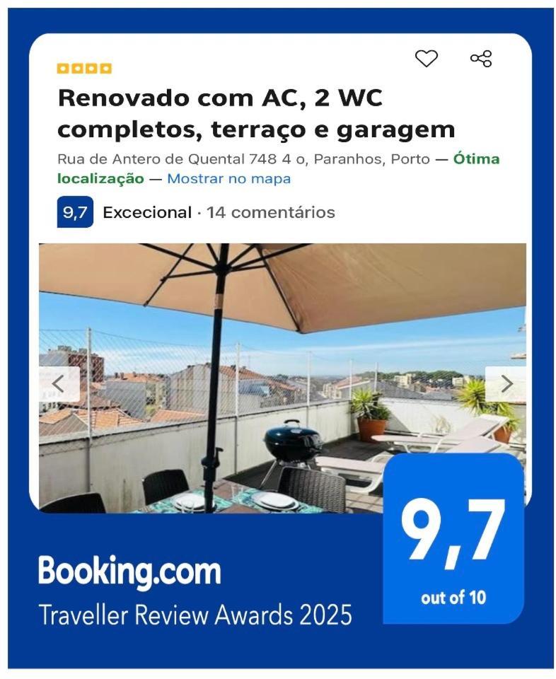 Renovado Com Ac, 2 Wc Completos, Terraco E Garagem Διαμέρισμα Πόρτο Εξωτερικό φωτογραφία